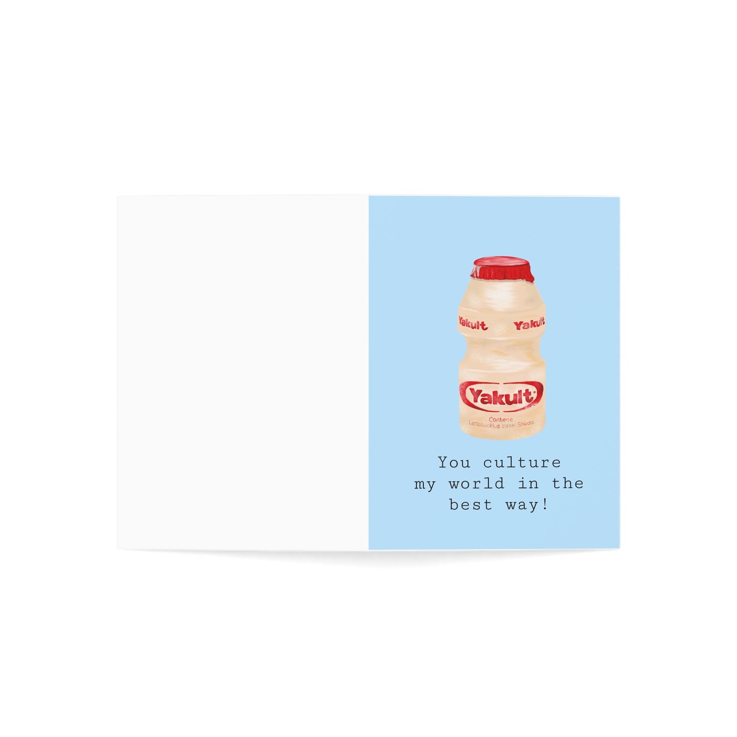 Yakult Greeting Card