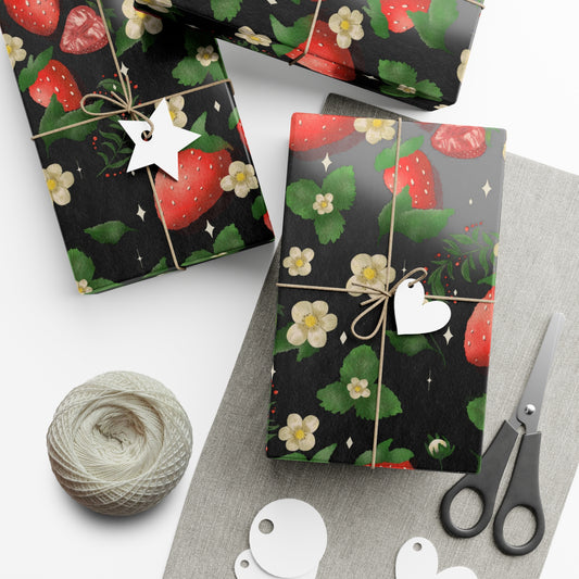 Strawberry Gift Wrap