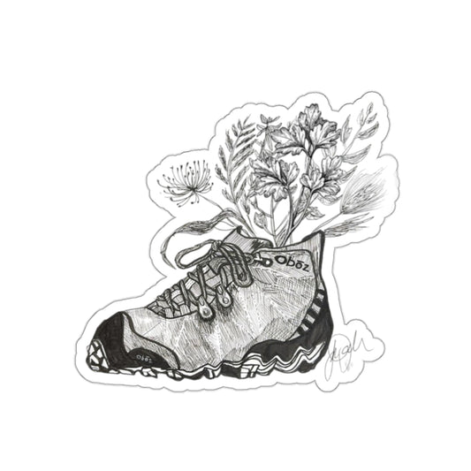 inktober day 3: boot(S) Sticker