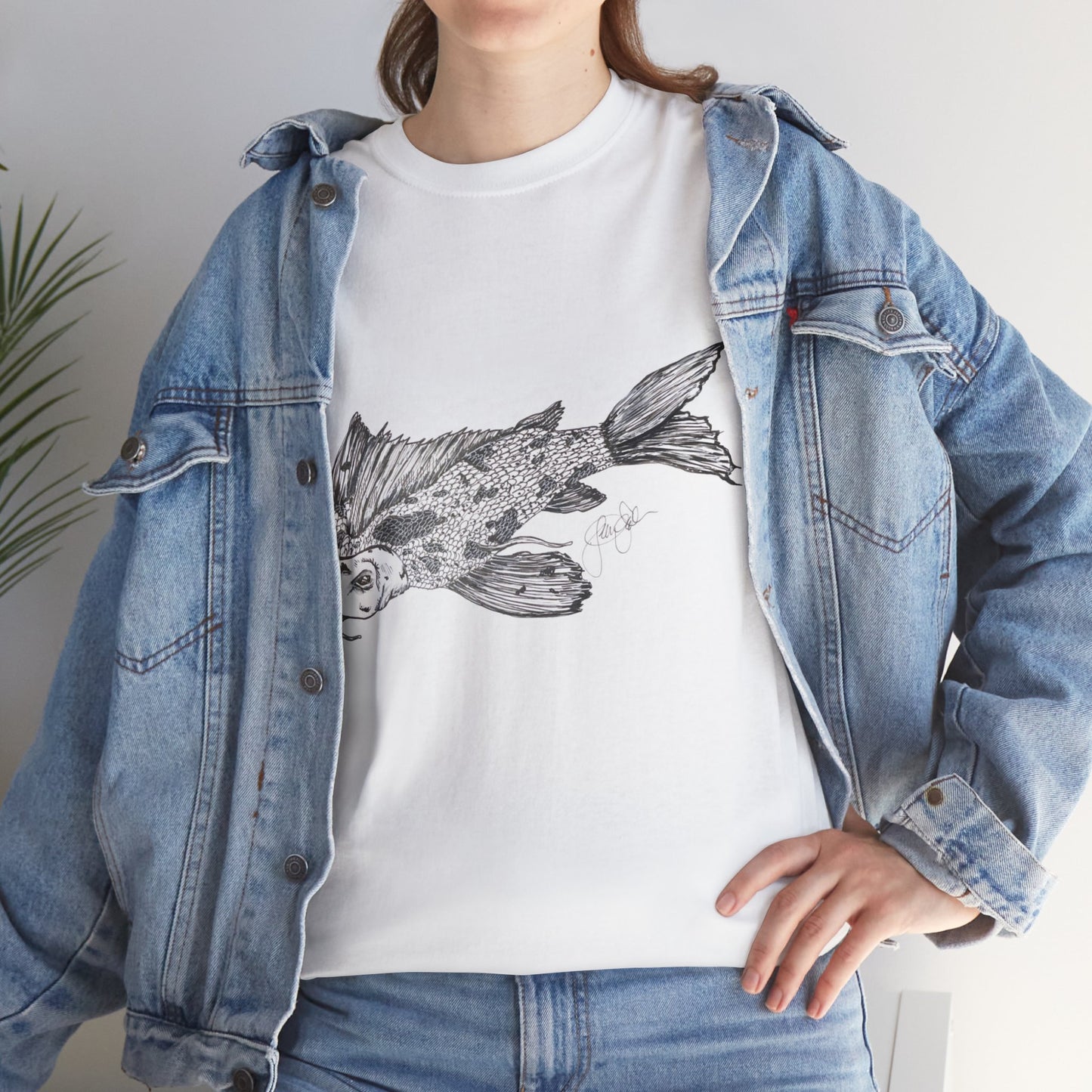 Koi Fish Unisex Heavy Cotton Tee