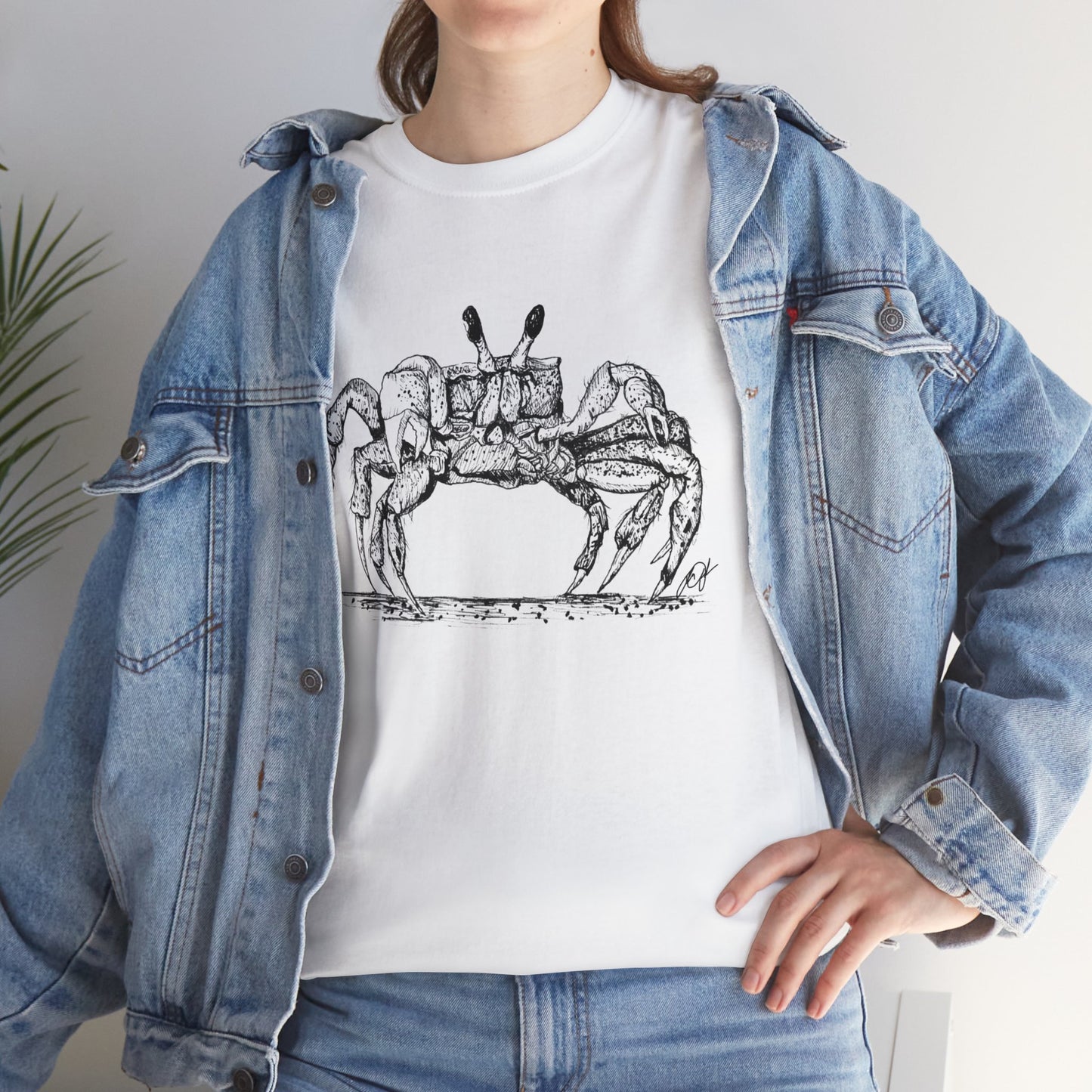 Crab Unisex Heavy Cotton Tee