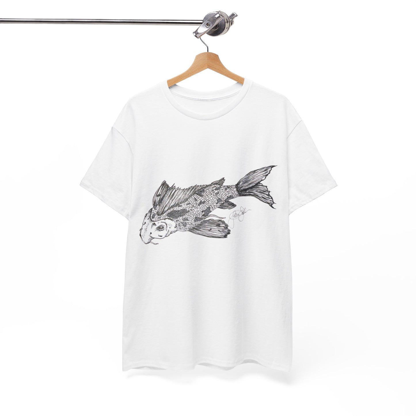 Koi Fish Unisex Heavy Cotton Tee