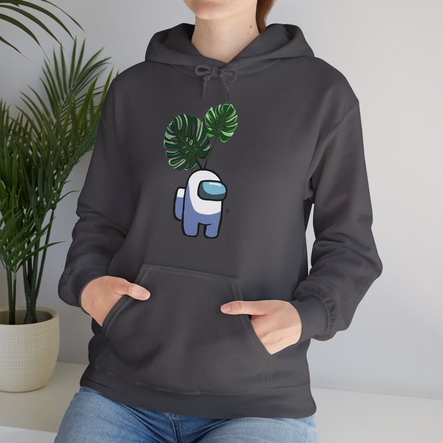 Among Us Monstera Unisex Heavy Blend™ Hooded Sweatshirt