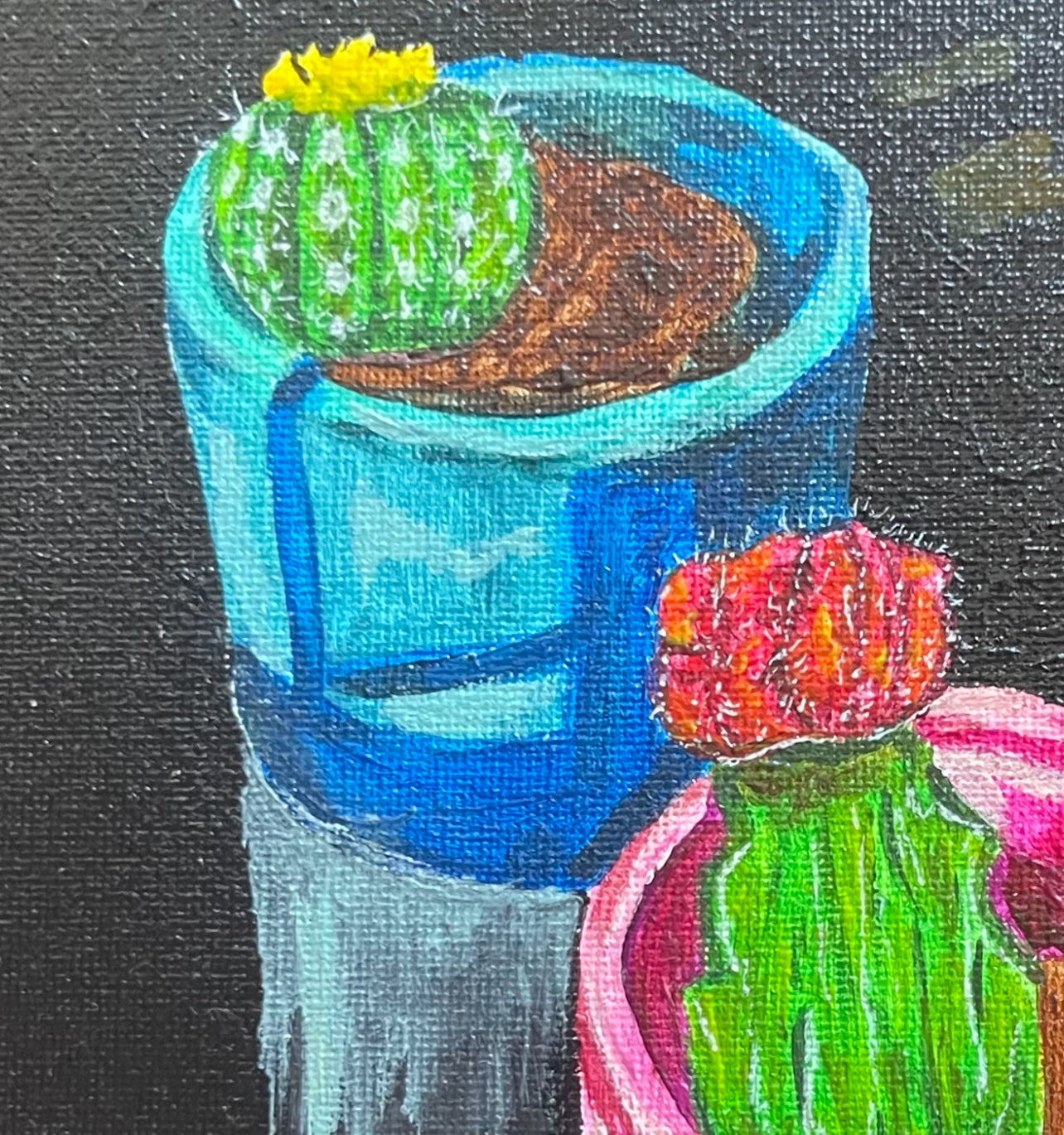 Cactus Friends Original Artwork